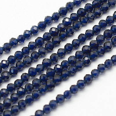 Faceted Synthetic Quartz Beads Strands G-F507-01D-1