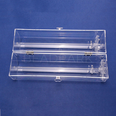 Acrylic Jewelry Organizer Necklaces Stand AJEW-WH0258-116-1