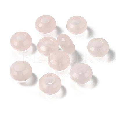 Natural Rose Quartz European Beads GG-NH0003-A16-1