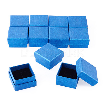 12Pcs Paper Packing Ring Boxes CON-TA0001-42C-1
