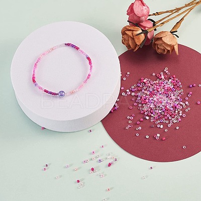 600G 24 Colors Glass Seed Beads SEED-JP0008-07-2mm-1