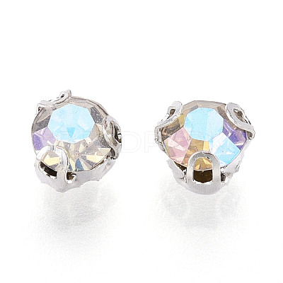 Sew on Rhinestone Montee Beads KK-T071-01F-01-1