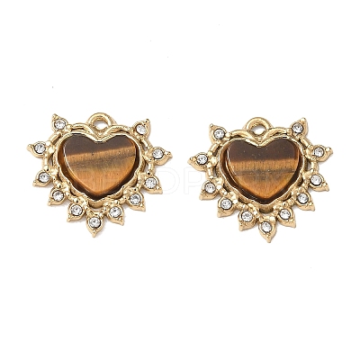 Natural Tiger Eye Pendants GG-CBA50CD-01G-01-1
