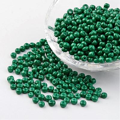 6/0 Baking Paint Glass Seed Beads X-SEED-S003-K26-1
