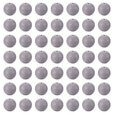 50Pcs Food Grade Eco-Friendly Silicone Beads SIL-TA0002-89B-1
