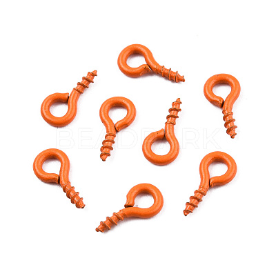 Spray Painted Iron Screw Eye Pin Peg Bails IFIN-N010-002A-12-1
