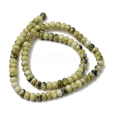 Natural Yellow Turquoise(Jasper) Beads Strands G-A280-A02-01-1