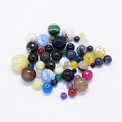 Natural Mixed Gemstone Beads G-K266-06-1