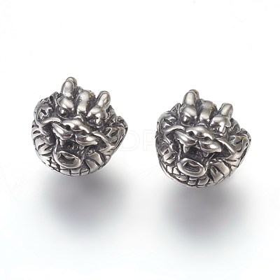 304 Stainless Steel Beads STAS-E446-17AS-1