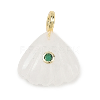 Natural Quartz Crystal Carved Pendants G-G330-02G-02-1