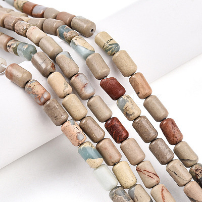Natural Shoushan Stone Beads Strands G-N346-01B-07-1