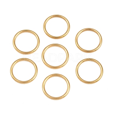 Ion Plating(IP) 304 Stainless Steel Closed Jump Rings STAS-G393-06G-12-1