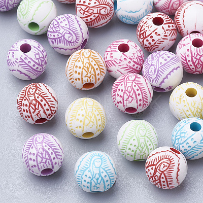 Craft Style Acrylic Beads LS-MACR-Q226-05A-8mm-1