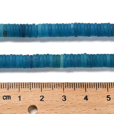 Natural White Jade Beads Strands G-P575-B14-6x1mm-08-1