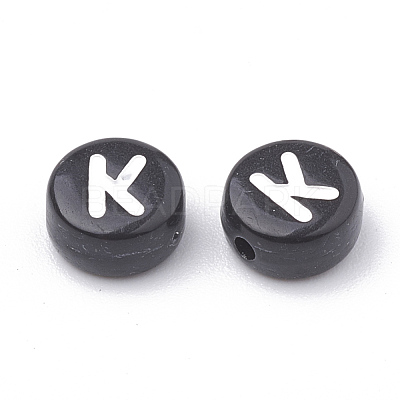 Opaque Acrylic Beads X-SACR-N002-02K-1