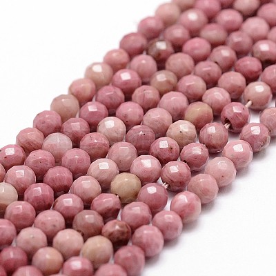 Natural Rhodonite Beads Strands G-G736-10-6mm-1