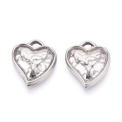 304 Stainless Steel Pendants STAS-T065-25P-1