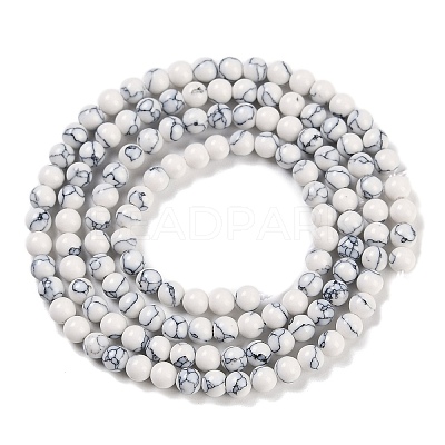 Synthetic Turquoise Beads Strands G-U004-02M-1