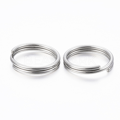 Tarnish Resistant 304 Stainless Steel Split Rings STAS-H413-07P-B-1
