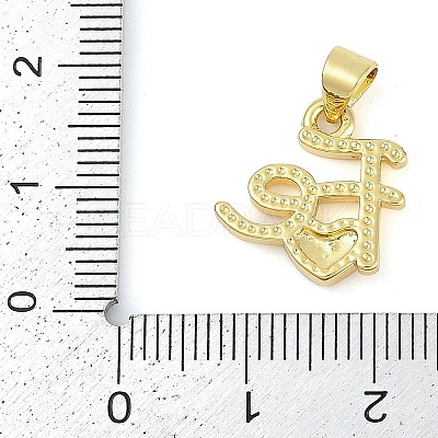 Rack Plating Brass Enamel Pendants KK-P287-49G-1