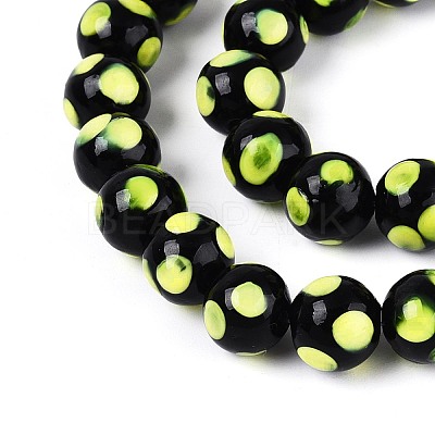 Handmade Lampwork Beads Strands LAMP-N037-02A-1