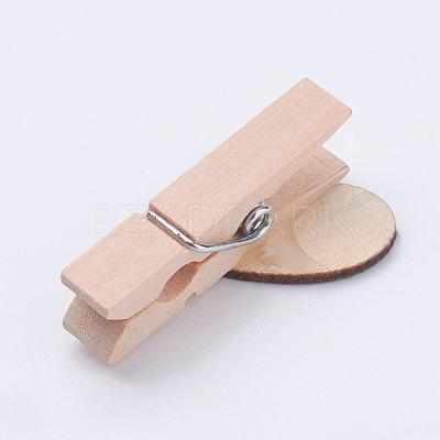 Wooden Craft Pegs Clips WOOD-L003-29-1