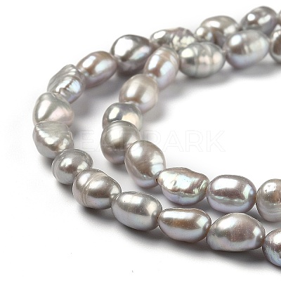 Natural Cultured Freshwater Pearl Beads Strands PEAR-L033-31C-01-1