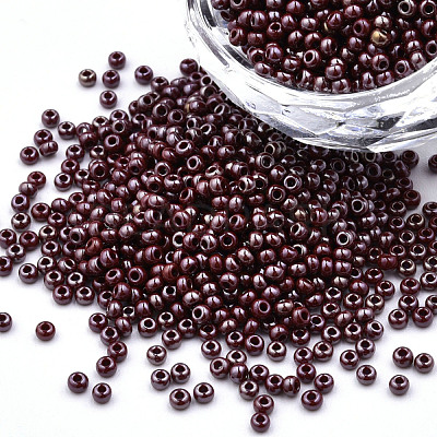11/0 Czech Opaque Glass Seed Beads SEED-N004-003B-12-1