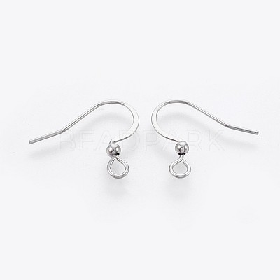 Tarnish Resistant 316 Surgical Stainless Steel French Earring Hooks X-STAS-P221-03P-1