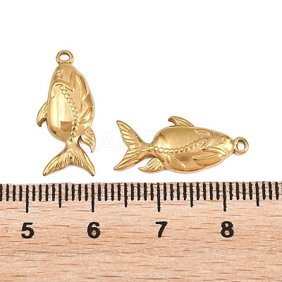 304 Stainless Steel Pendants STAS-L317-40G-1