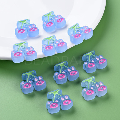 Transparent Acrylic Beads MACR-S374-04B-04-1
