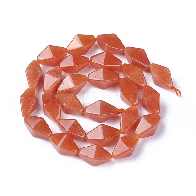 Natural Red Aventurine Beads Strands G-I225-20-1