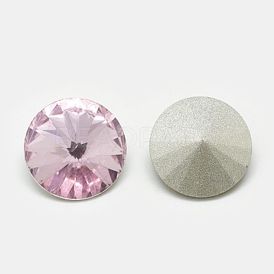 Pointed Back Glass Rhinestone Cabochons RGLA-T086-10mm-10-1