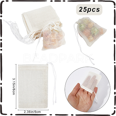 Cotton Cloth Filter Bags AJEW-BBC0002-19D-1