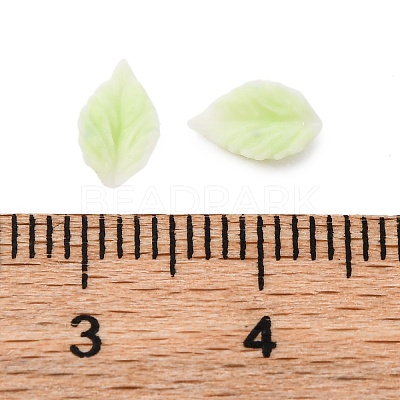 Leaf Opaque Resin Cabochons FIND-L019-04B-1