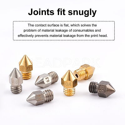 Olycraft 13Pcs Brass/Steel 3D Printer Nozzle Accessories FIND-OC0001-34-1