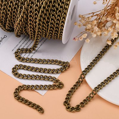 Iron Cuban Link Chains CH-R013-9x8mm-AB-NF-1