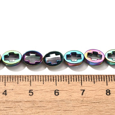 Electroplated Synthetic Non-magnetic Hematite Beads Strands G-L613-Z01-01-1