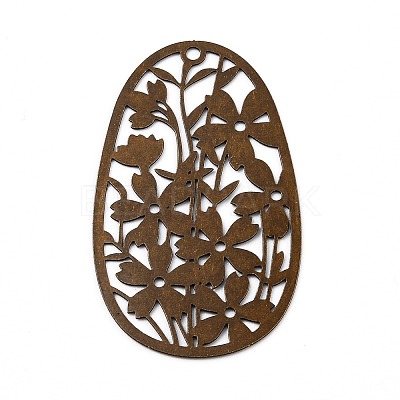 Brass Pendants KK-P193-01AB-1