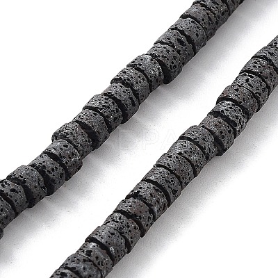 Natural Lava Rock Beads Strands X-G-H303-C12-1