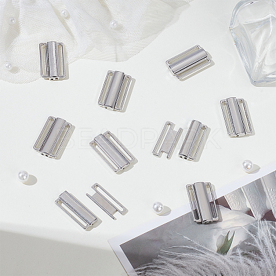 15Pcs Alloy Bikini Bra Closure Buckle FIND-PH0027-17-1