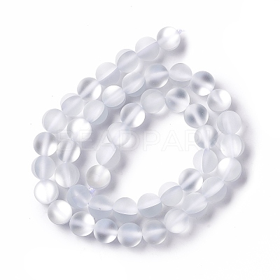 Synthetic Moonstone Beads Strands G-E573-01B-16-1