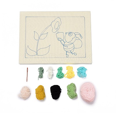 Bee Punch Embroidery Supplies Kit LS-DIY-H155-12-1