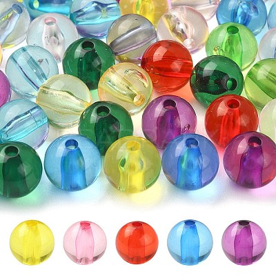 Transparent Acrylic Beads MACR-YW0002-72A-1