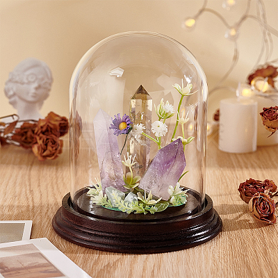 Glass Dome Cover ODIS-WH0079-021A-1