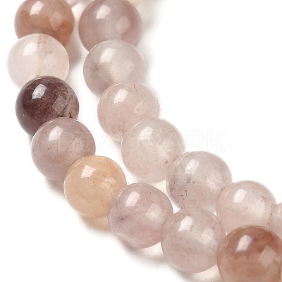 Natural Strawberry Quartz Beads Strands G-H298-A03-01-1