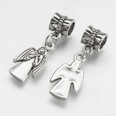 Alloy European Dangle Charms PALLOY-P123-01AS-1