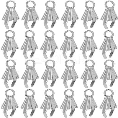 160Pcs Stainless Steel Ice Pick Pinch Bails STAS-SC0005-71-1