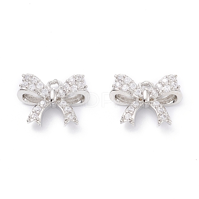 Rack Plating Brass Micro Pave Cubic Zirconia Charms LS-X-ZIRC-C026-02P-1