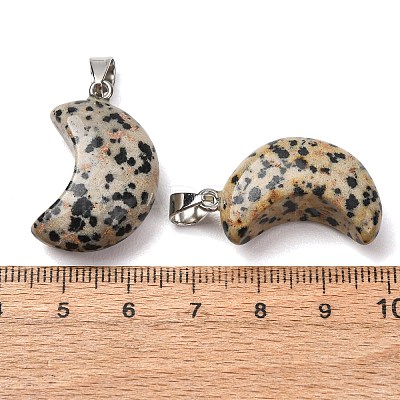 Natural Dalmatian Jasper Pendants G-F820-02L-16-1